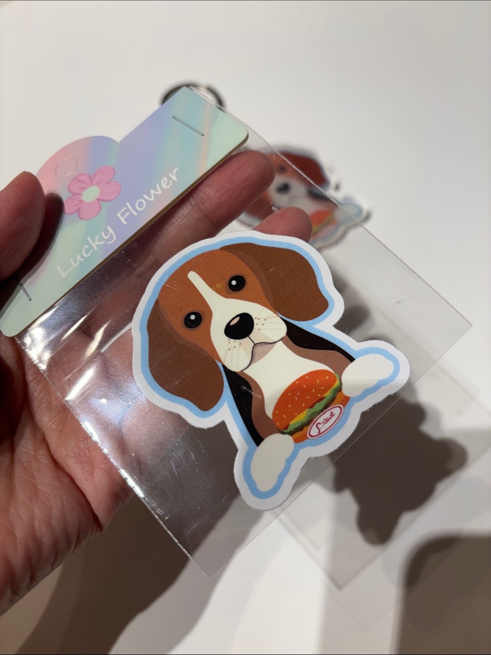 Beagle Keychain & Sticker Set - Picture 6 of 7